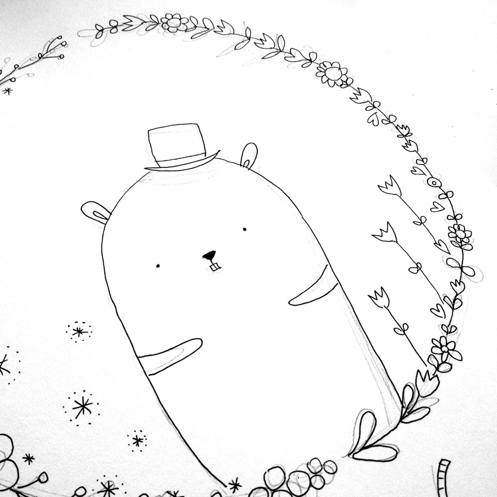 Groundhog day craft tutorial
