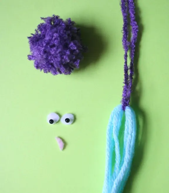 pom pom jellyfish craft tutorial